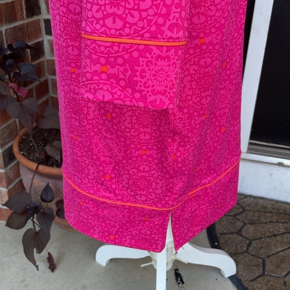 Lands’ End Stretch 3/4 Sleeve Shift Dress - Picture 7 of 9